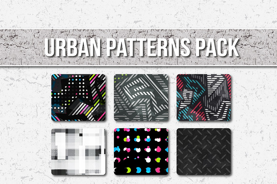 Vector Urban Patterns pack in Patterns - product preview 8