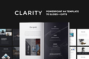 A4 | Clarity PowerPoint Template