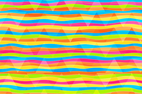 Vector Rainbow Patterns Pack in Illustrations - product preview 4