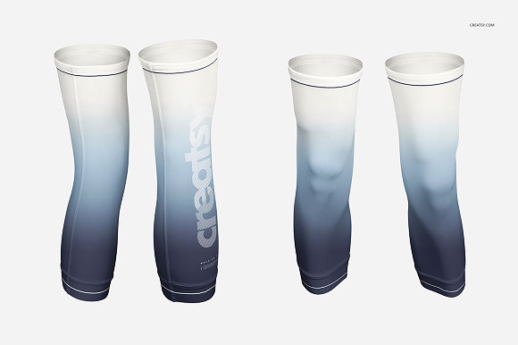 Legs Compression Sleeves Mockup Set in Product Mockups - product preview 1