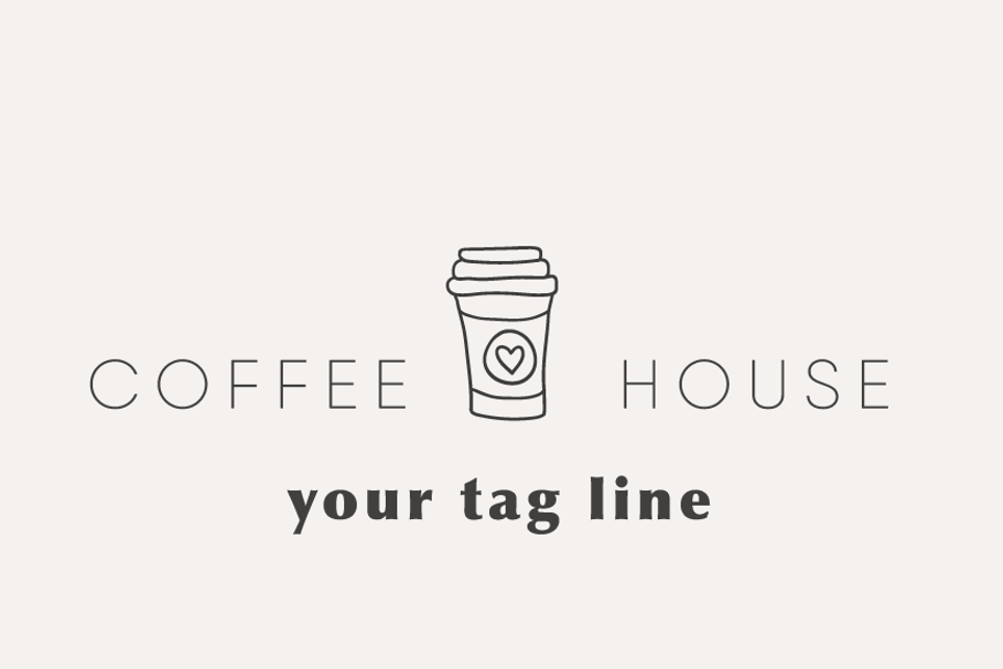 Custom Logo Coffee Shop
