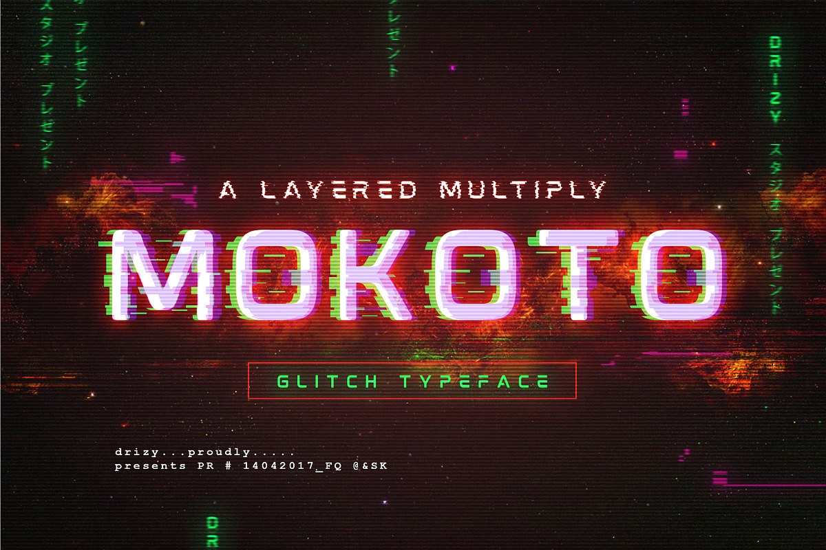 Mokoto Glitch Typeface in Website Fonts - product preview 8