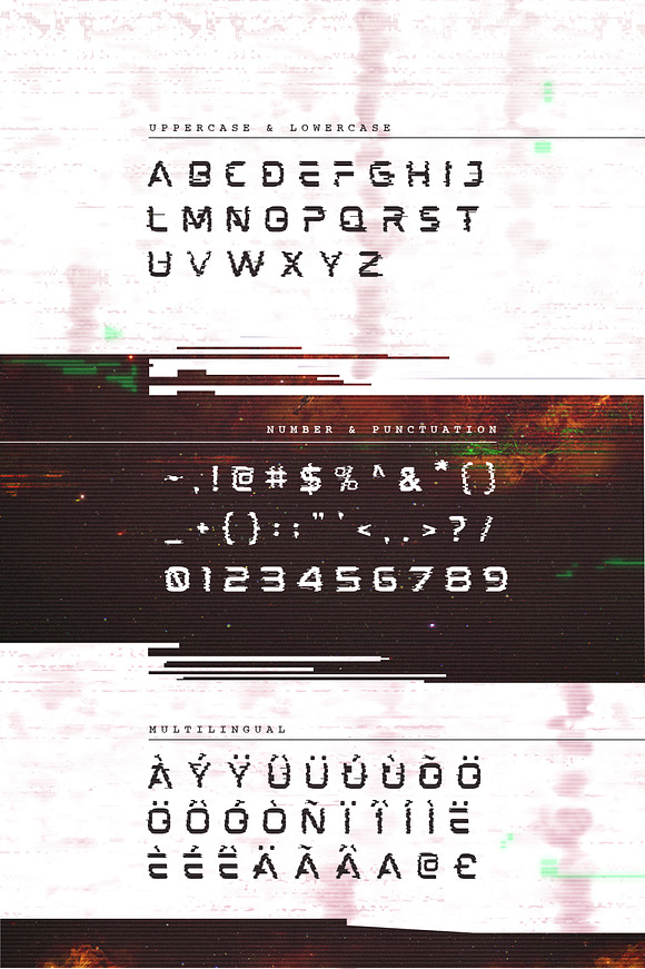 Mokoto Glitch Typeface in Website Fonts - product preview 1