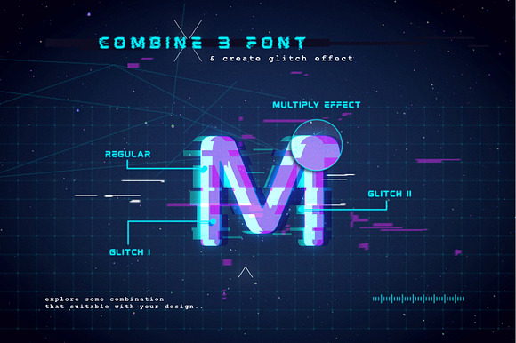Mokoto Glitch Typeface in Website Fonts - product preview 2