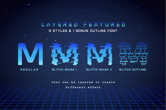 Mokoto Glitch Typeface in Website Fonts - product preview 3