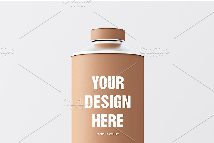 Craft Matte Color Metal Jar 3in1 in Product Mockups - product preview 8