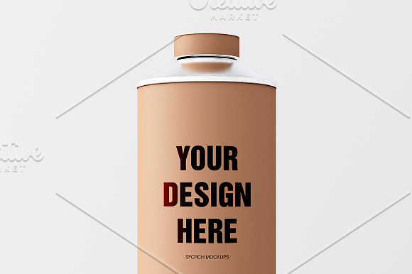 Craft Matte Color Metal Jar 3in1 in Product Mockups - product preview 1