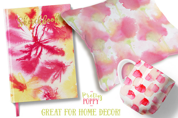 Abstract Watercolor Patterns+BONUS in Patterns - product preview 3