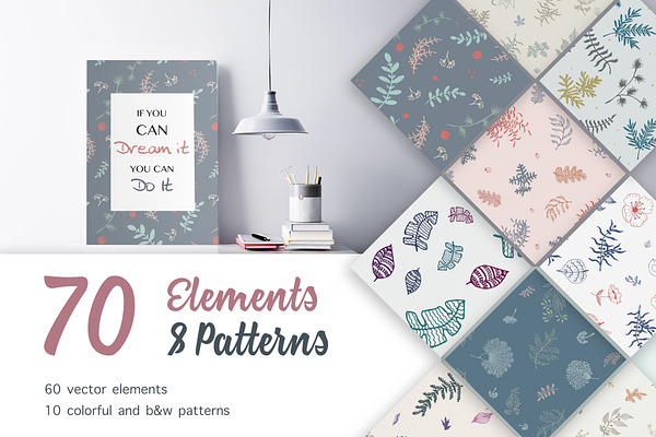 Floral Elements and Patterns