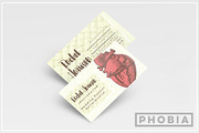 Illustrated Heart Business Card