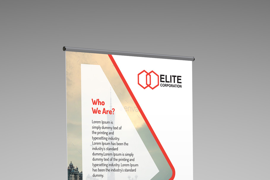 Corporate Roll up Banner | Creative Templates ~ Creative Market