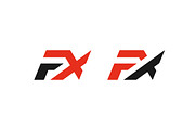 FX Monogram Logo - Muckup Bonus!