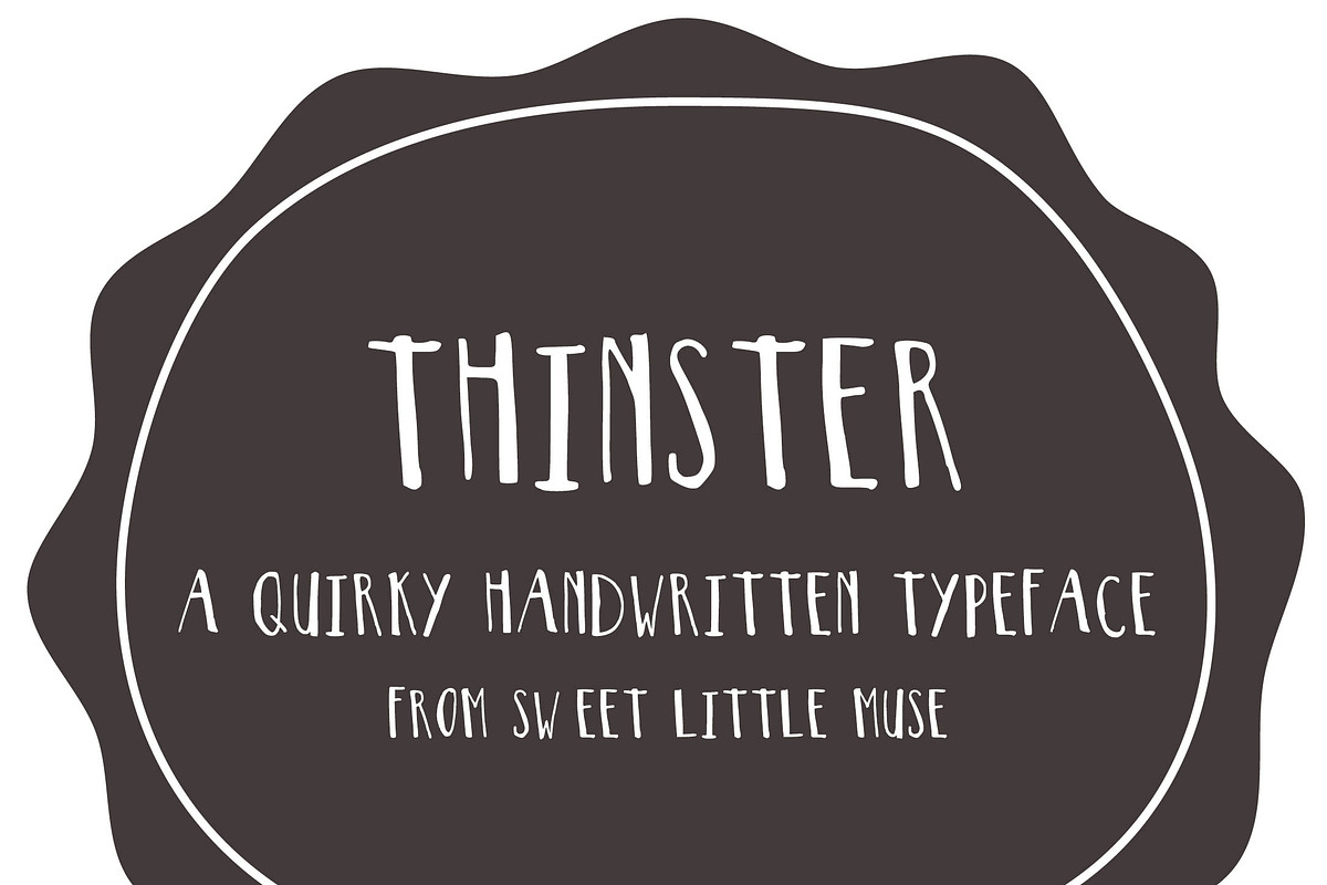 Thinster Typeface - handwritten font in Sans-Serif Fonts - product preview 8