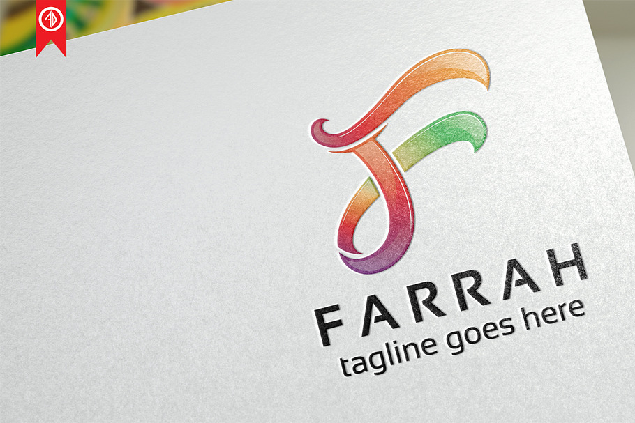 Colorful Letter F - Logo Template in Logo Templates - product preview 8