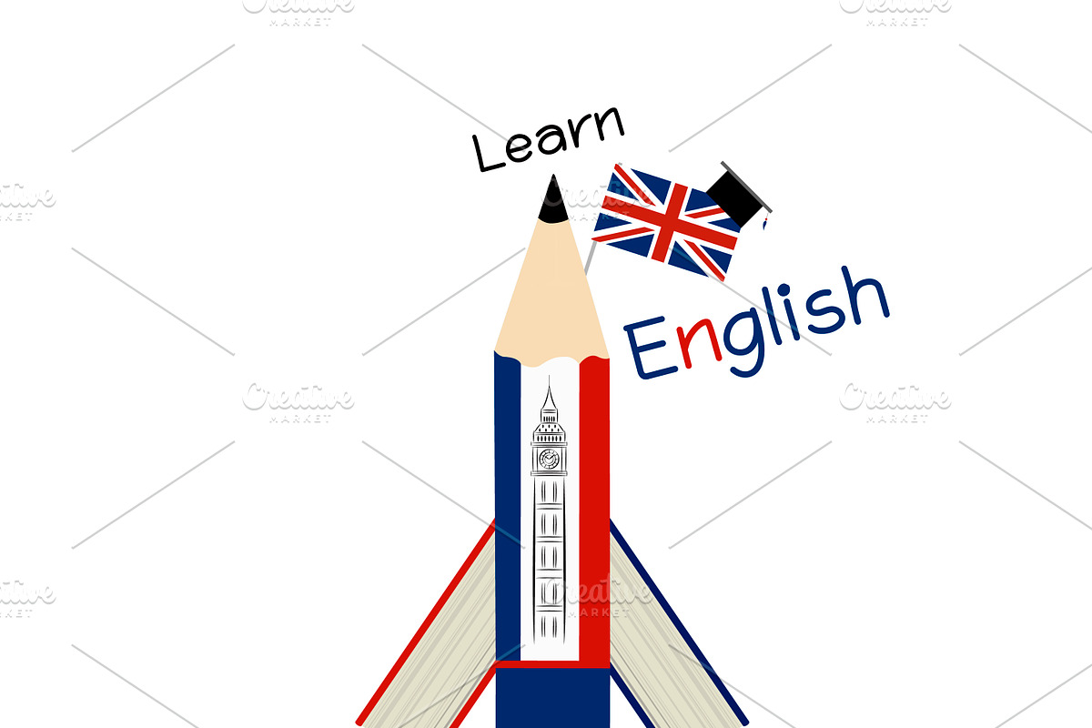 Learn English Education design in Illustrations - product preview 8
