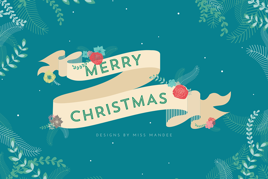 50% Off Christmas Wreath Graphics in Illustrations - product preview 8