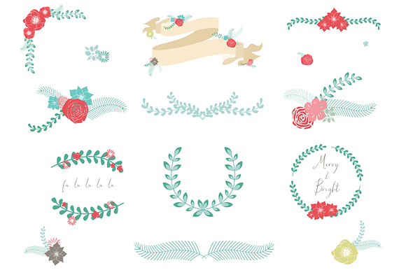 50% Off Christmas Wreath Graphics in Illustrations - product preview 1