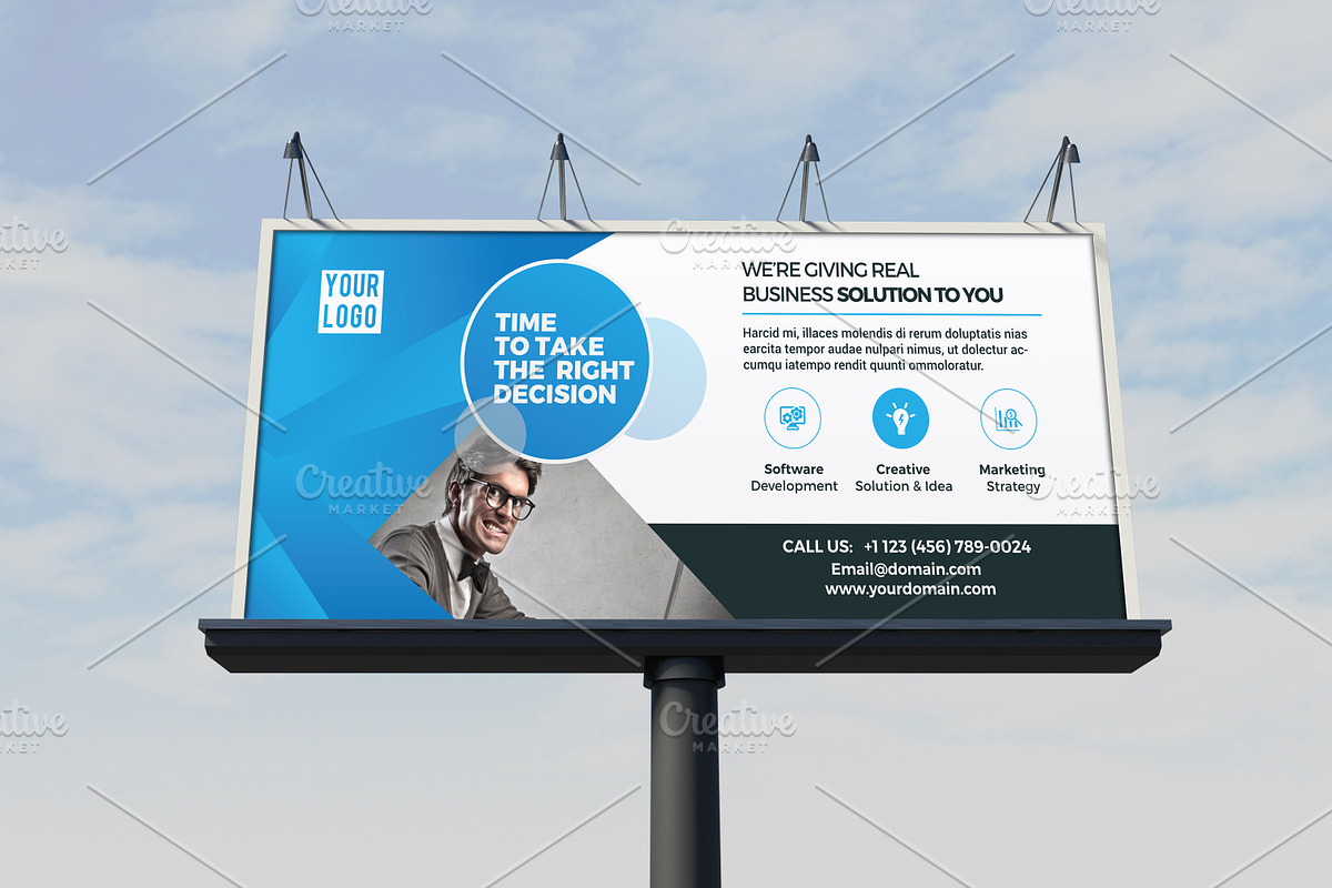 Billboard in Flyer Templates - product preview 8