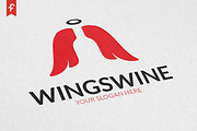 Wings Wine Logo