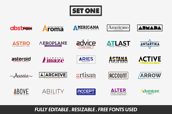 50 Letter 'A' Logos Bundle in Logo Templates - product preview 2