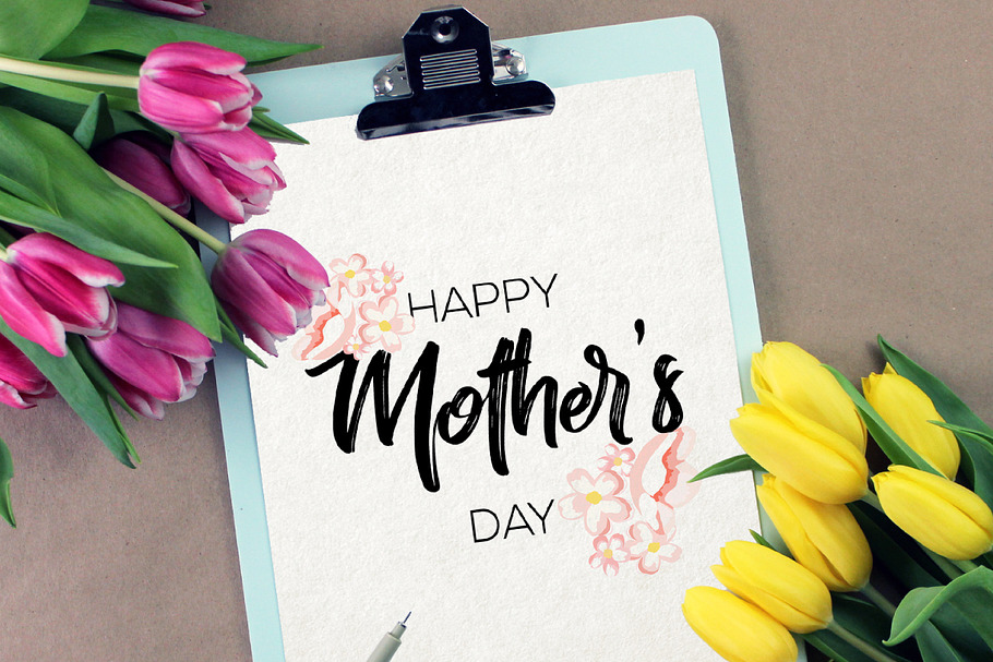 12 Greeting cards Happy Mother's Day in Card Templates - product preview 8