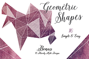 Geometric Shapes - PNG & Masks