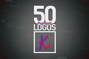 50 Letter 'K' Logos Bundle