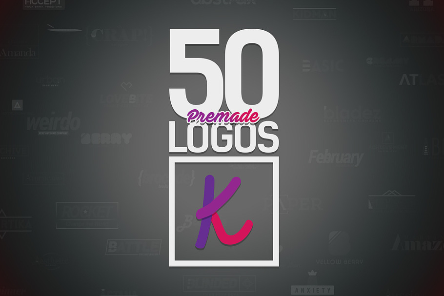 50 Letter 'K' Logos Bundle