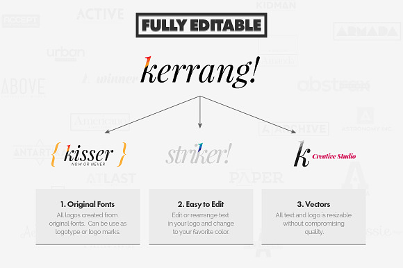 50 Letter 'K' Logos Bundle in Logo Templates - product preview 1