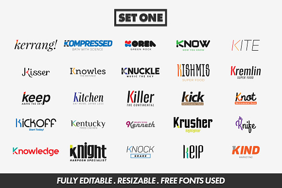 50 Letter 'K' Logos Bundle in Logo Templates - product preview 2