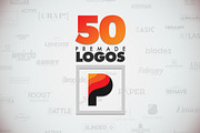 50 Letter 'P' Logos Bundle
