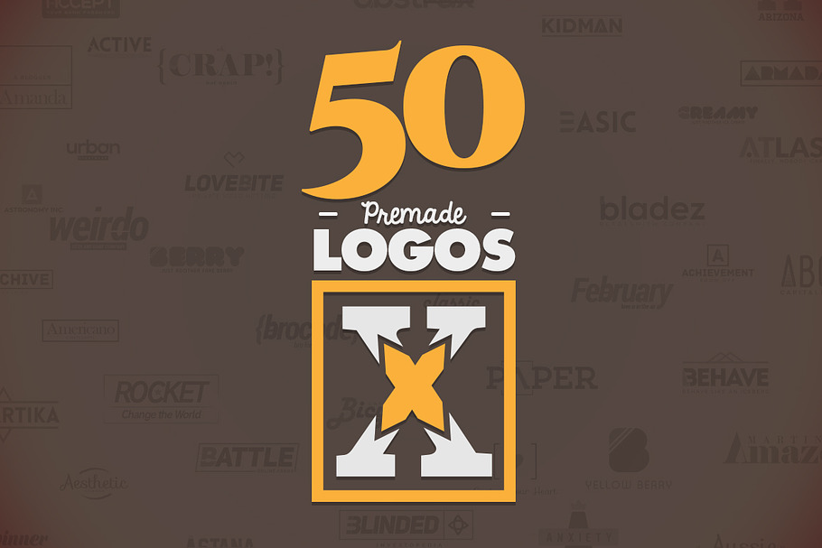 50 Letter 'X' Logos Bundle