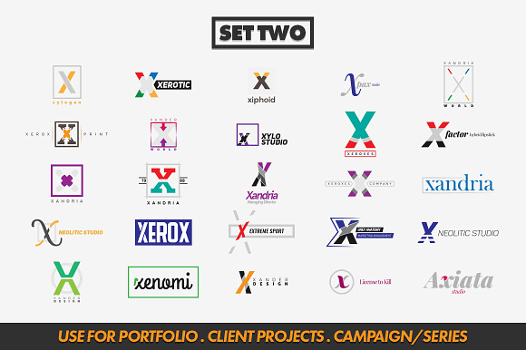 50 Letter 'X' Logos Bundle in Logo Templates - product preview 3