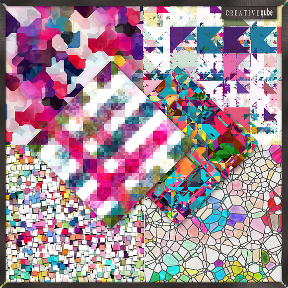 Aztec Triangle Digital Paper in Patterns - product preview 2