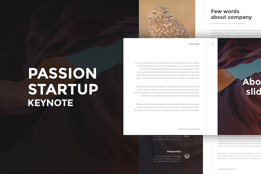 Passion Keynote Template + GIFT in Keynote Templates - product preview 8