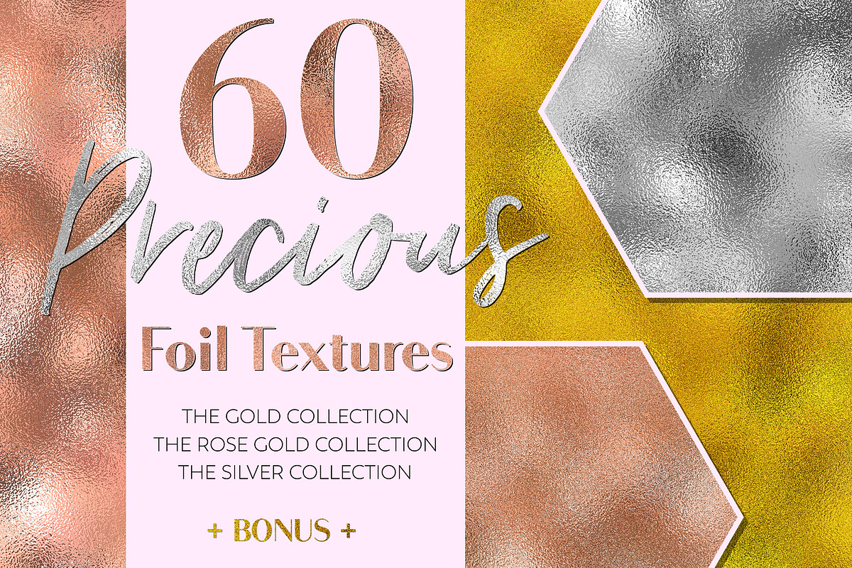 60 Precious Foil Textures in Textures - product preview 8