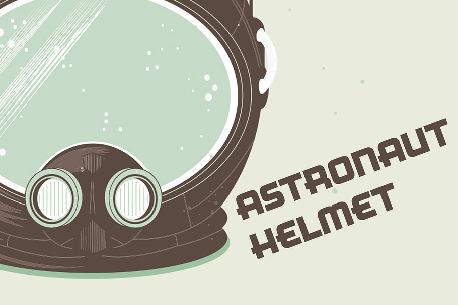 Astronaut Helmet in Illustrations - product preview 8