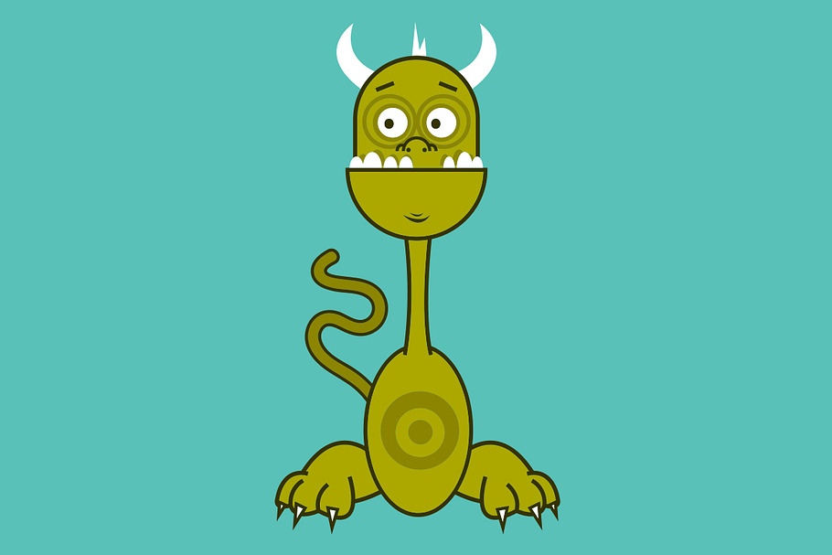 Funny Monster in Illustrations - product preview 8