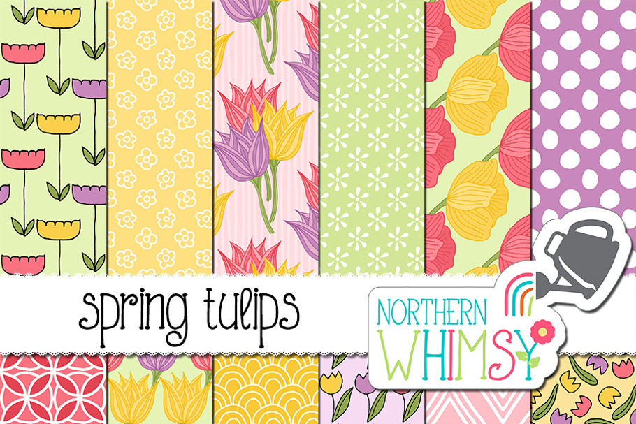 Floral Patterns - Spring Tulips