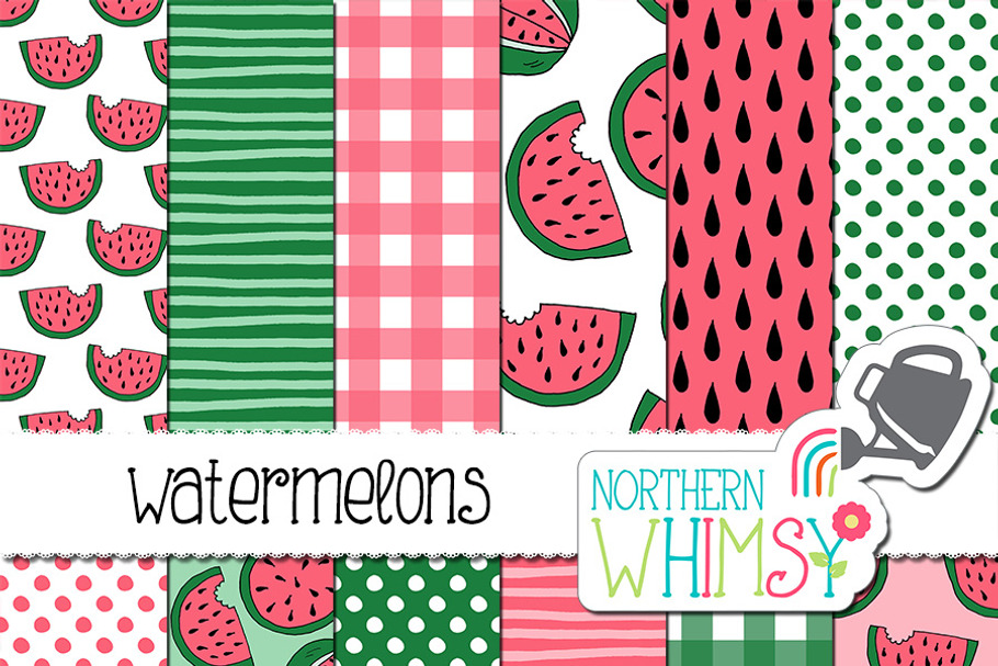 Summer Patterns - Watermelons
