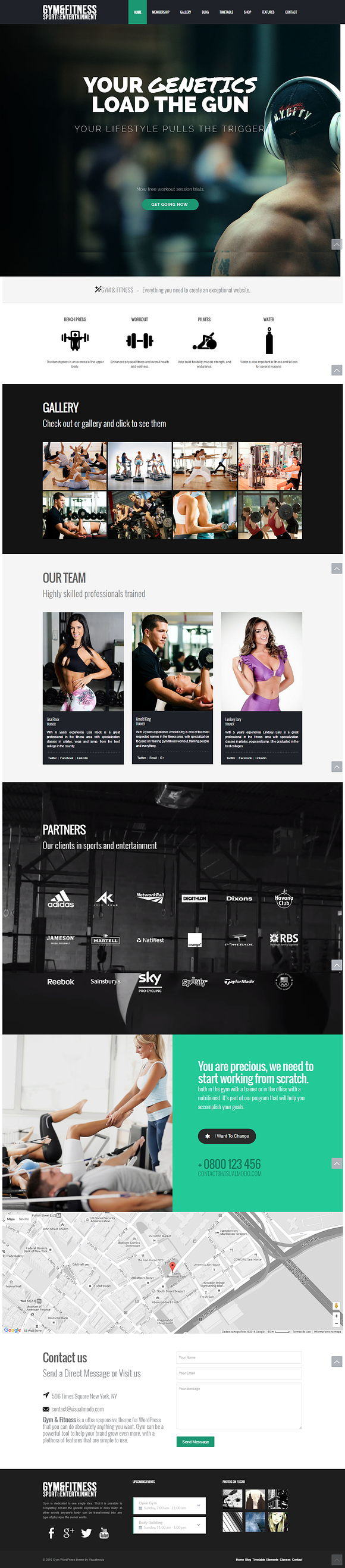 Gym WordPress Theme in WordPress Business Themes - product preview 5