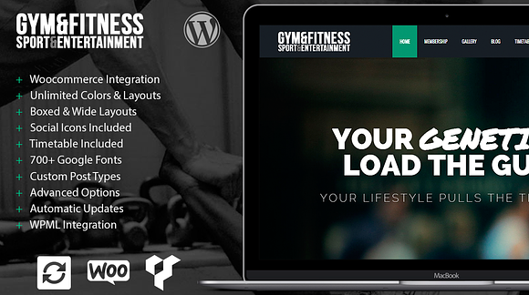 Gym WordPress Theme in WordPress Business Themes - product preview 6