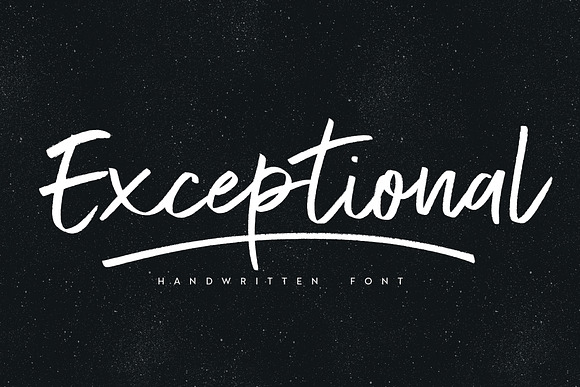 Exceptional font in Script Fonts - product preview 5