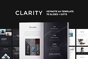 A4 | Clarity Keynote Template
