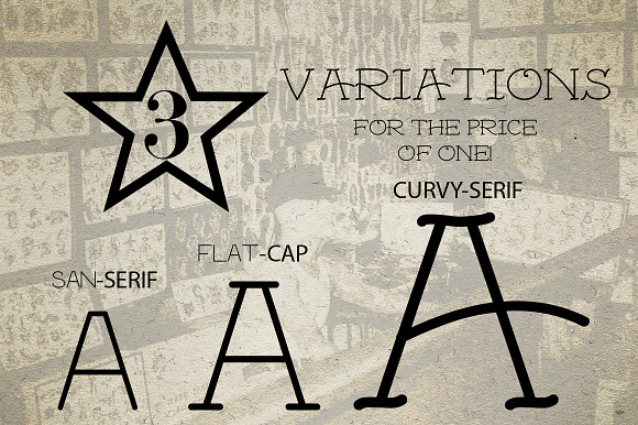 Traditional Tattoo Cap N' Serif in Serif Fonts - product preview 1