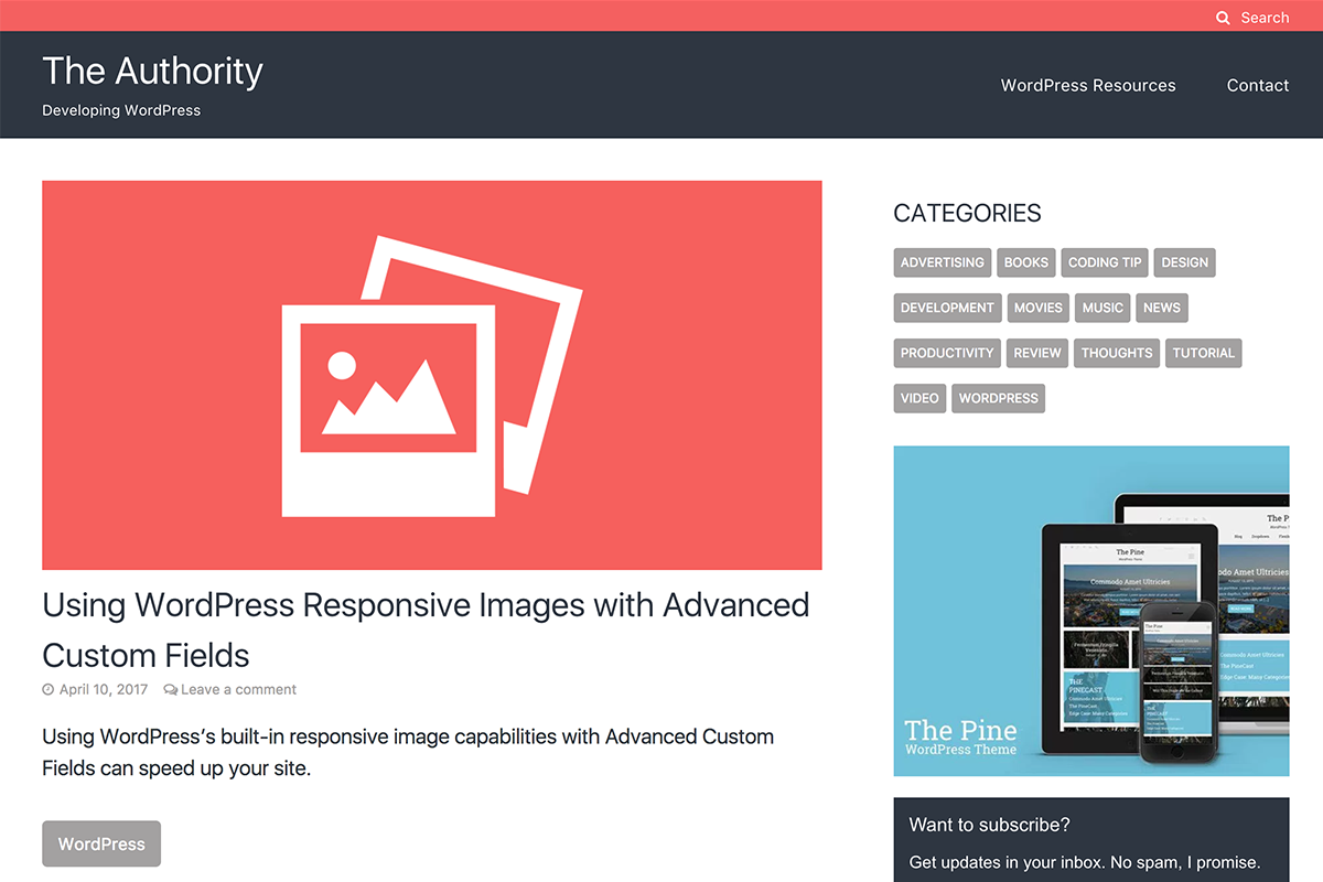 The Authority | WordPress Theme in WordPress Blog Themes - product preview 8