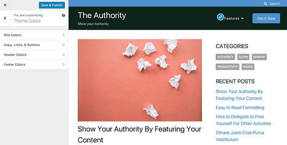 The Authority | WordPress Theme in WordPress Blog Themes - product preview 1