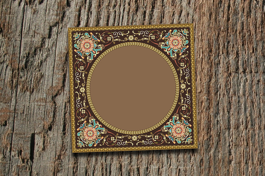 Renaissance Frame in Card Templates - product preview 8