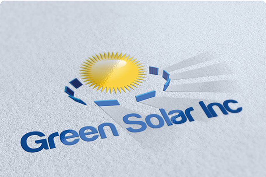 Green Solar Logo Design in Logo Templates - product preview 8