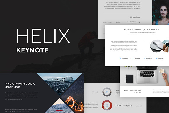 Helix Keynote Presentation in Keynote Templates - product preview 6